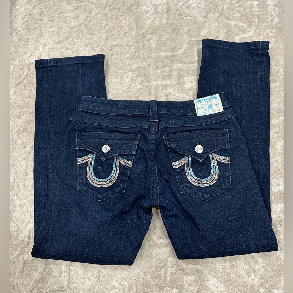 True Religion Jeans with Sequins (Dark Denim) Size 29